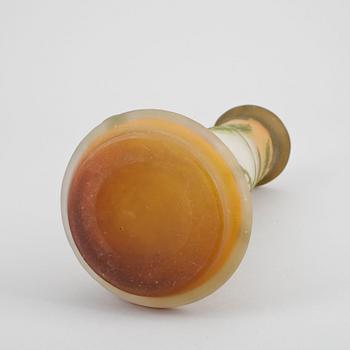 VAS, glas Emile Gallé, Nancy, Frankrike, jugend 1900-talet början.