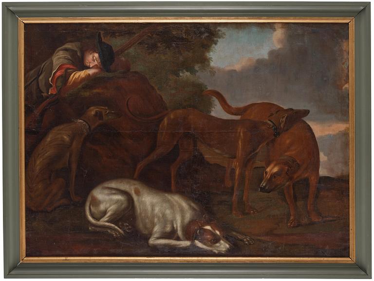 David Klöcker Ehrenstrahl, hans ateljé, "Jaktrast".