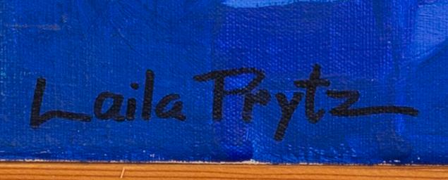LAILA PRYTZ, oil on canvas, signed.