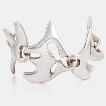 137. Henning Koppel, a sterling bracelet, Georg Jensen, Copenhagen post ca 1950, design nr 89.