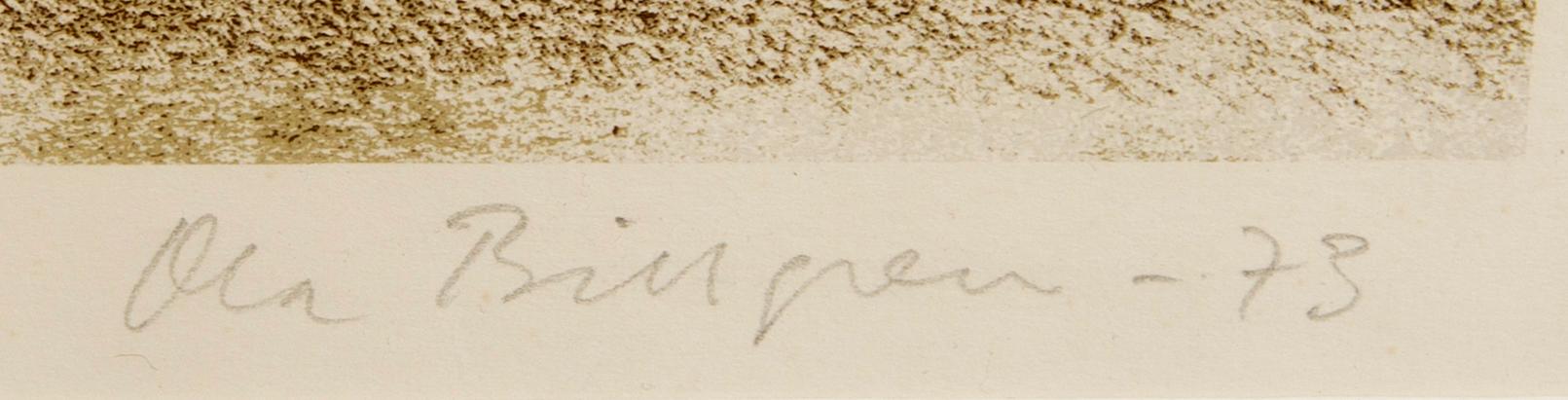 Ola Billgren, color lithograph, signed -73 EA.