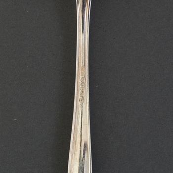 A set of silver flatware of 58 pcs "Chippendale".