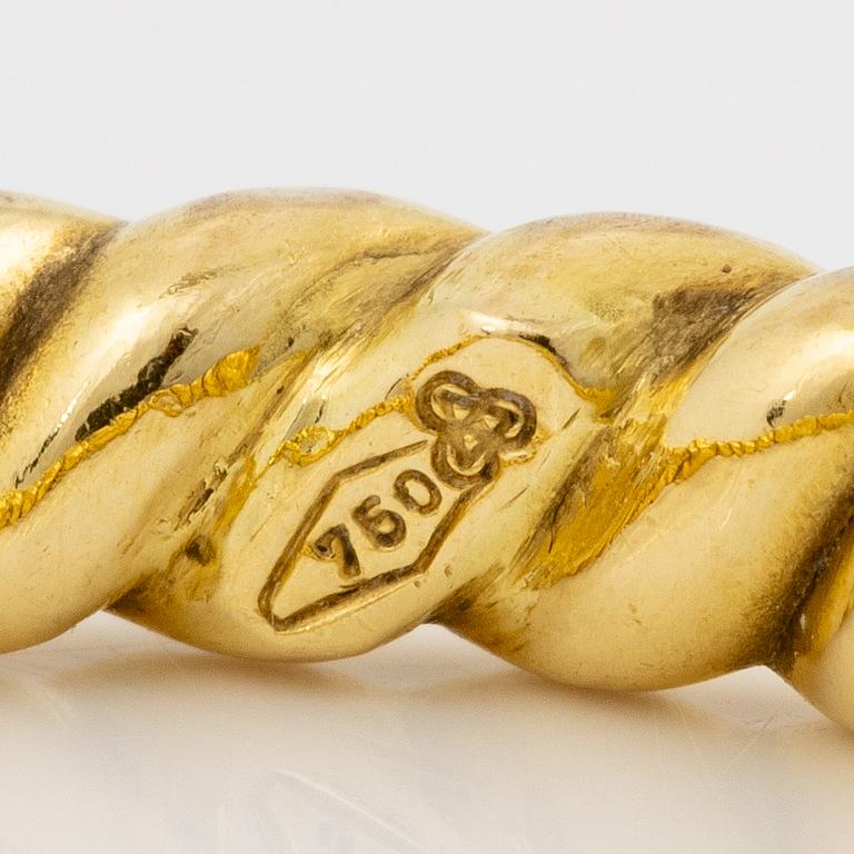 Ringar 3 st, 18K trefärgat guld.