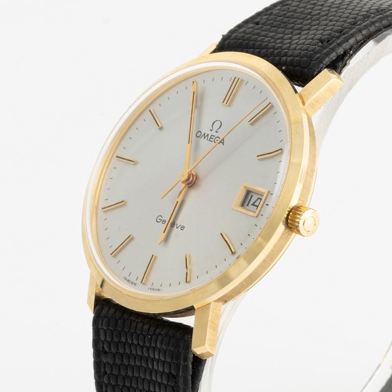 Omega, Genève, armbandsur, 34 mm.