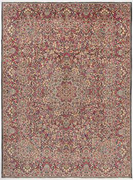 Rug, "Millefleure", Kirman, 417 x 309 cm.
