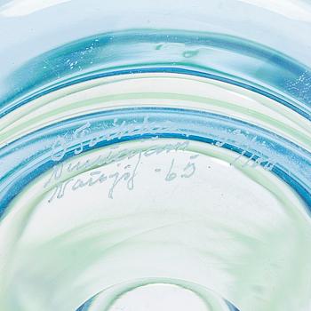 Oiva Toikka, vas, OT 13, signerad O.Toikka Nuutajärvi Notsjö -65, 33/100.