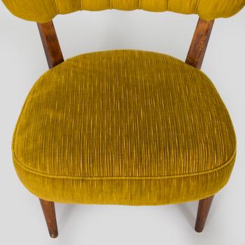 Lisa Johansson-Pape, nojatuoli, "Käsityötuoli", valmistaja Oy Stockmann Ab, Keravan puusepäntehdas 1940-luku.