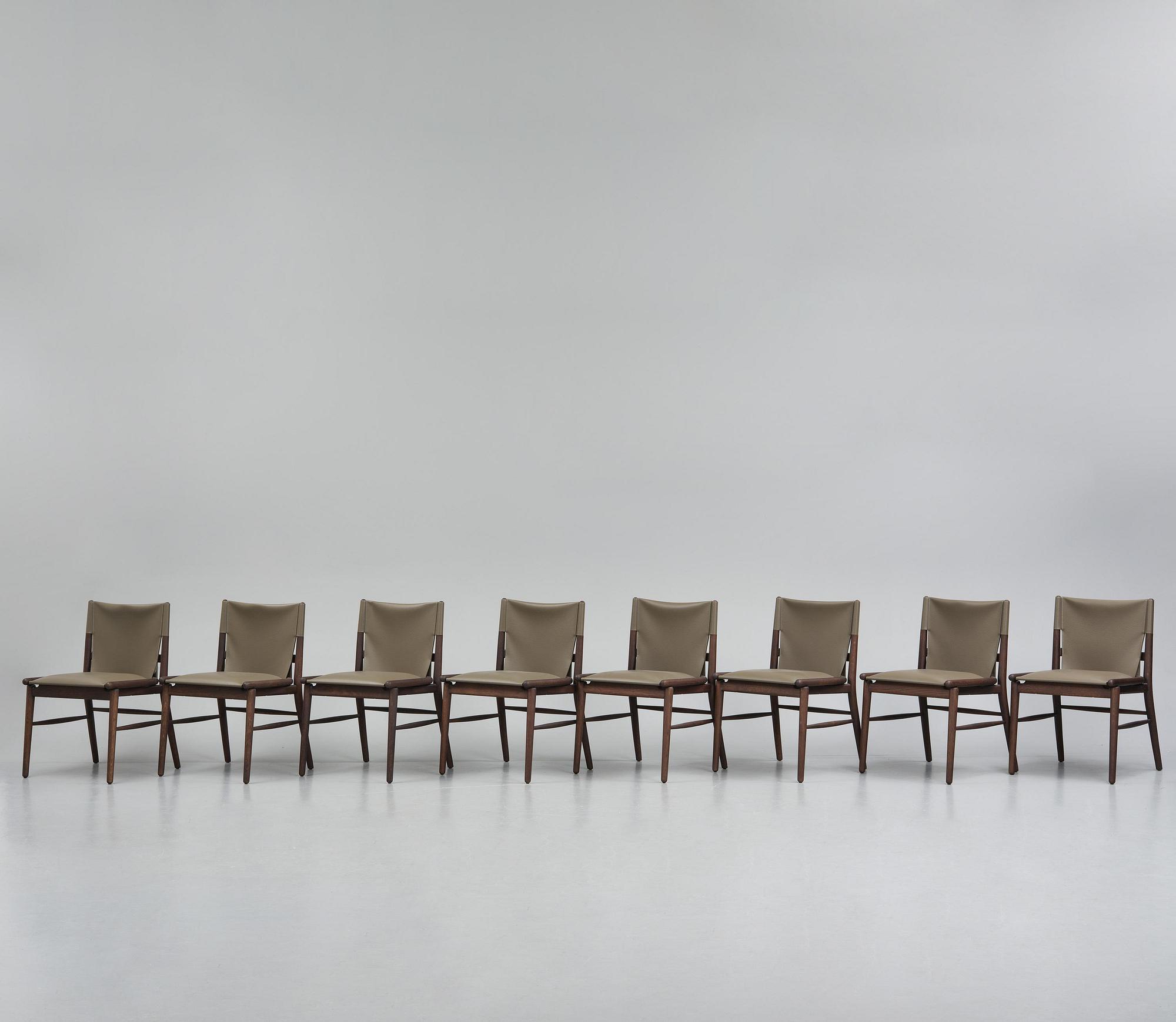 Antonio Citterio, stolar, åtta stycken, "Jens", B&B Italia, Italien, efter 2017.