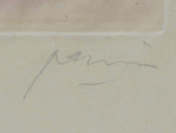 JULES PASCIN, etsningar, 2 st, sign.