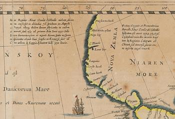 Kartta "Novissima Russiae Tabula Authore Isaaco Massa".