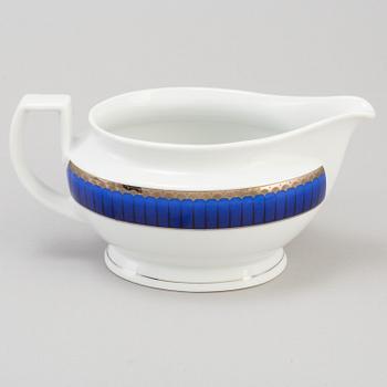A set of 93 p, tableware. "Christineholm" or "Marianne Royal Blue", Millennium, design Sigvard Bernadotte, 21th century.