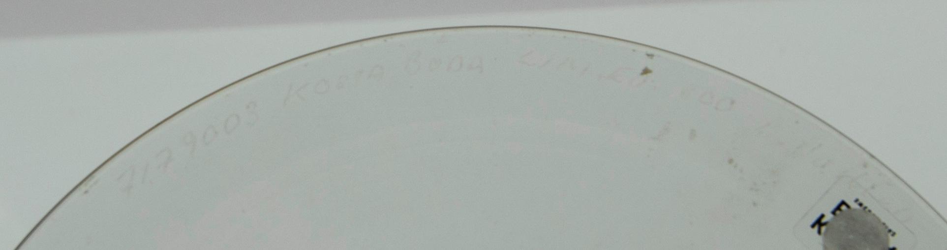 Bertil Vallien, Trophies, 2 pcs, "Head first", lim. ed., Kosta Boda.