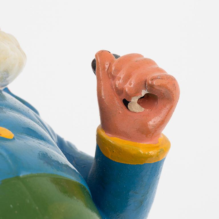 Two earthenware gnomes, Balzer und Bock, Gräfenroda, East Germany, second half of the 20th Century.