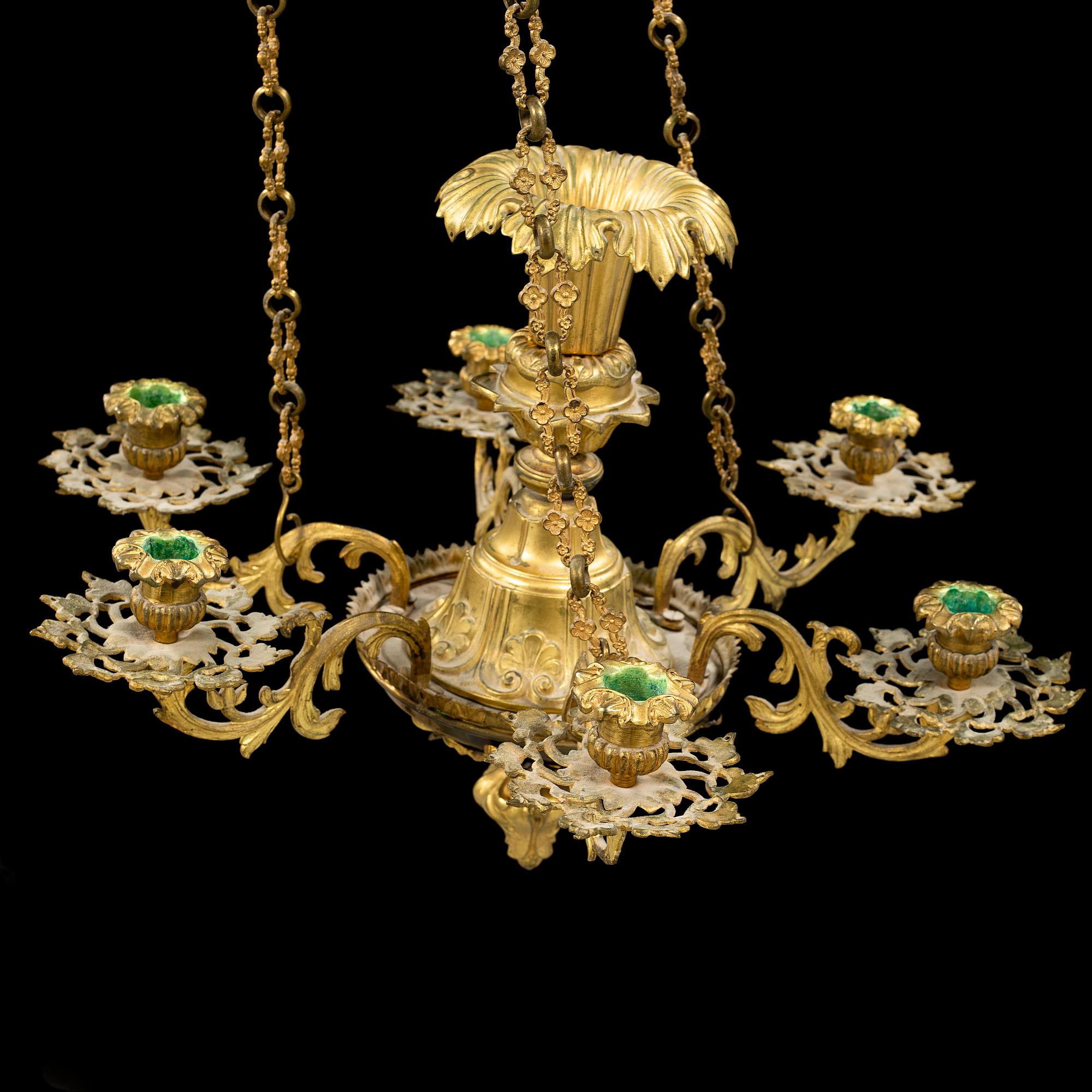 A late 19th century chandelier.