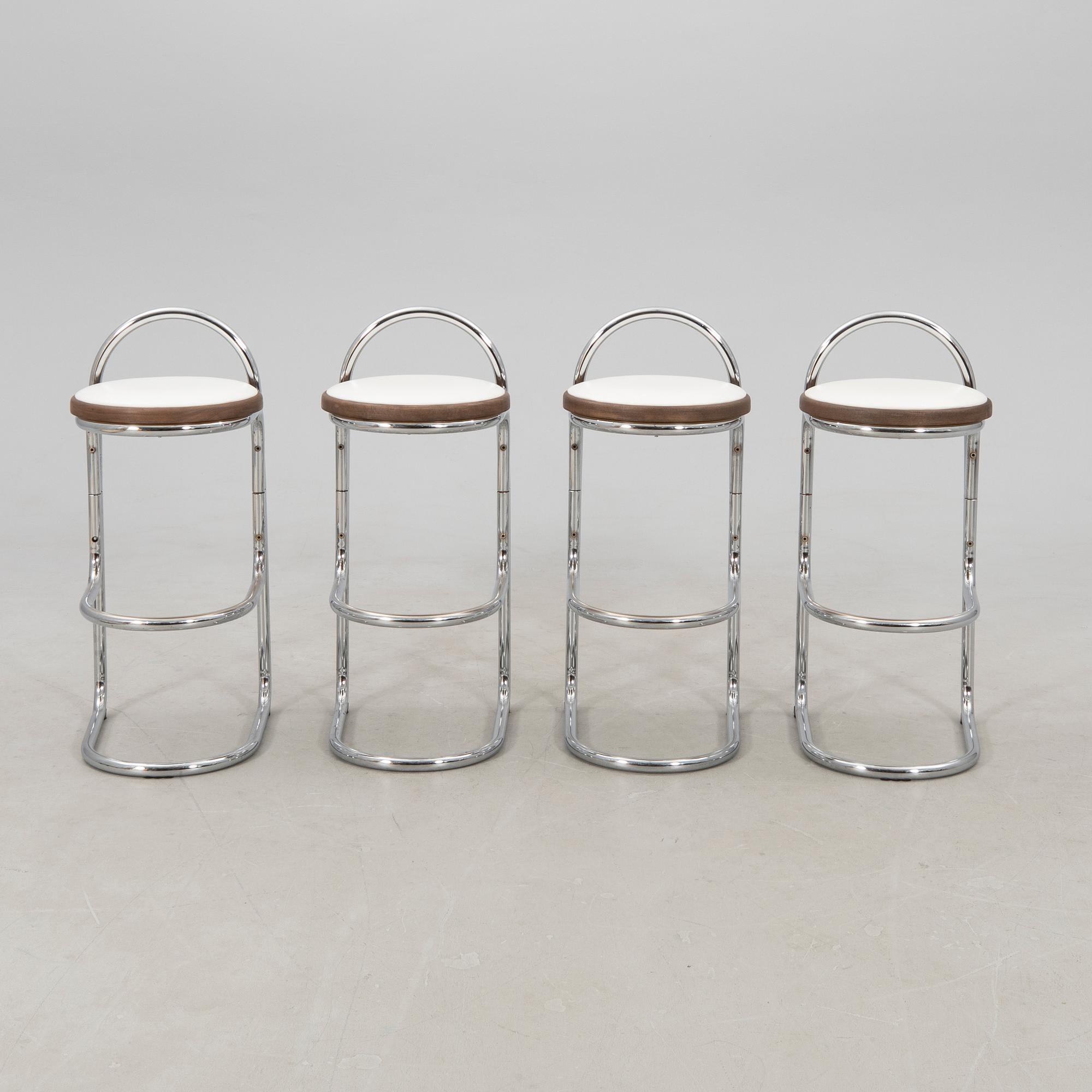 Barstolar 4 st, 1900-talets senare del.