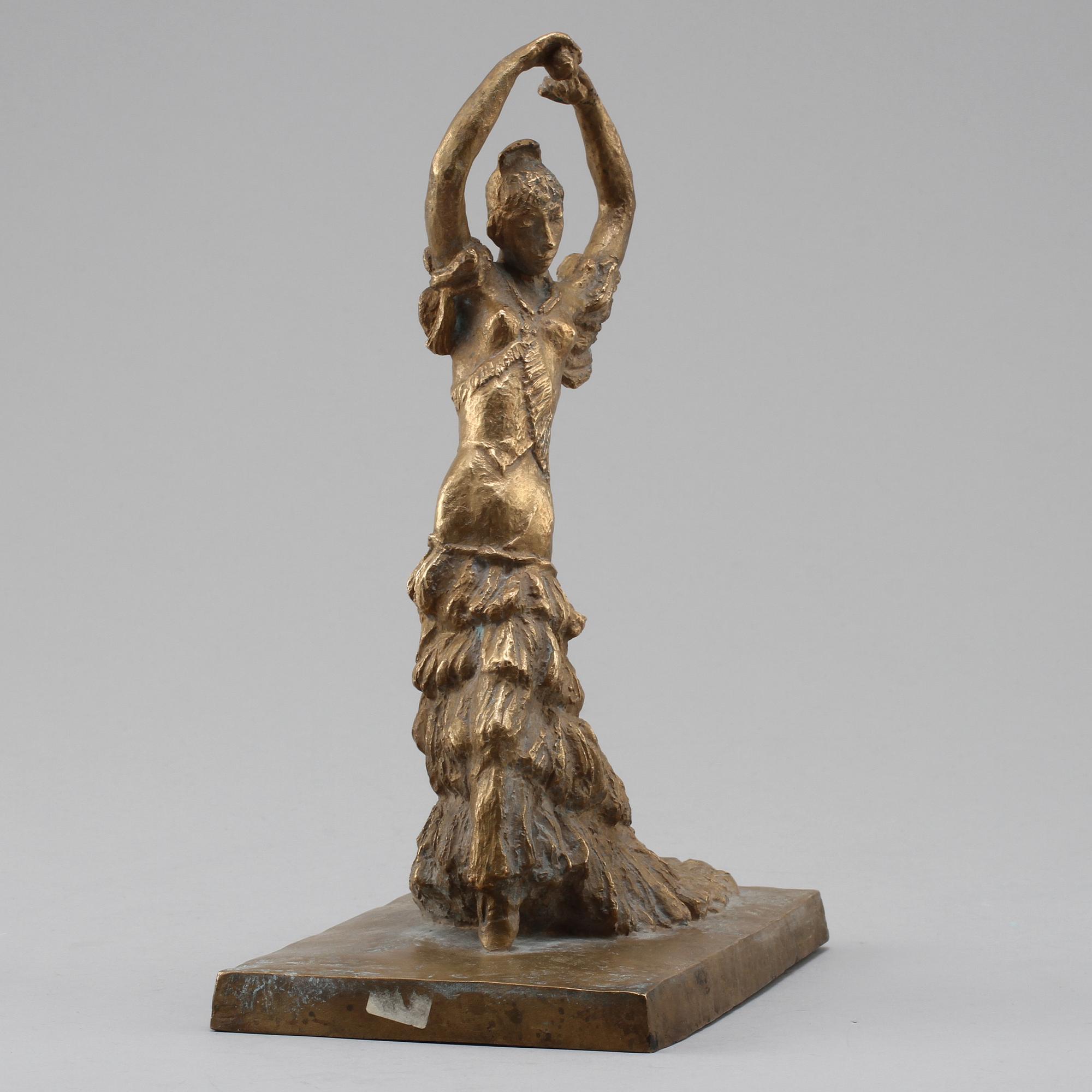 FRIDMAN, SIGRID, skulptur, brons, signerad.