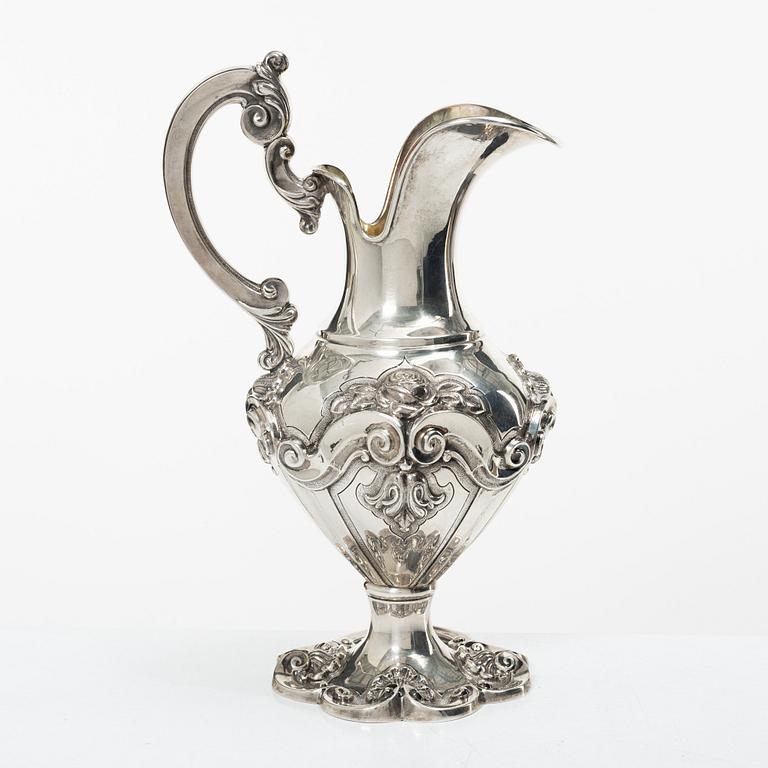 Jug, sterling silver, Rococo style, 20th century.