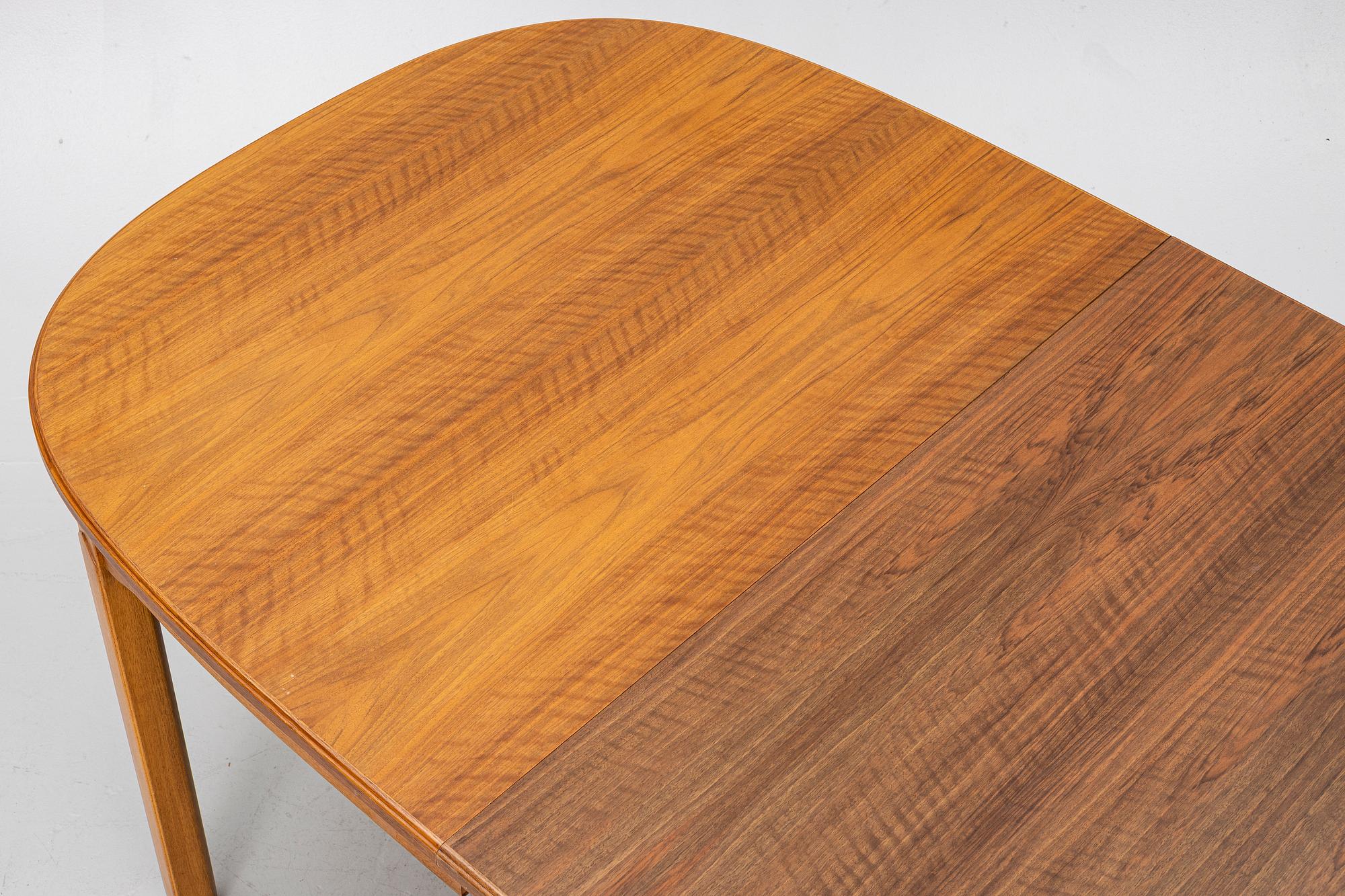 Carl Malmsten, a seven-piece dining suite, 'Ambassadör', Åfors Möbelfabrik.