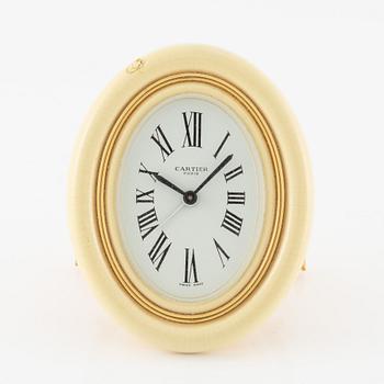 Cartier, table clock, 83 x 65 mm.