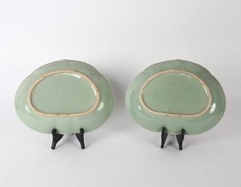 FAT, ett par, porslin, Kanton, 1800/1900-tal.