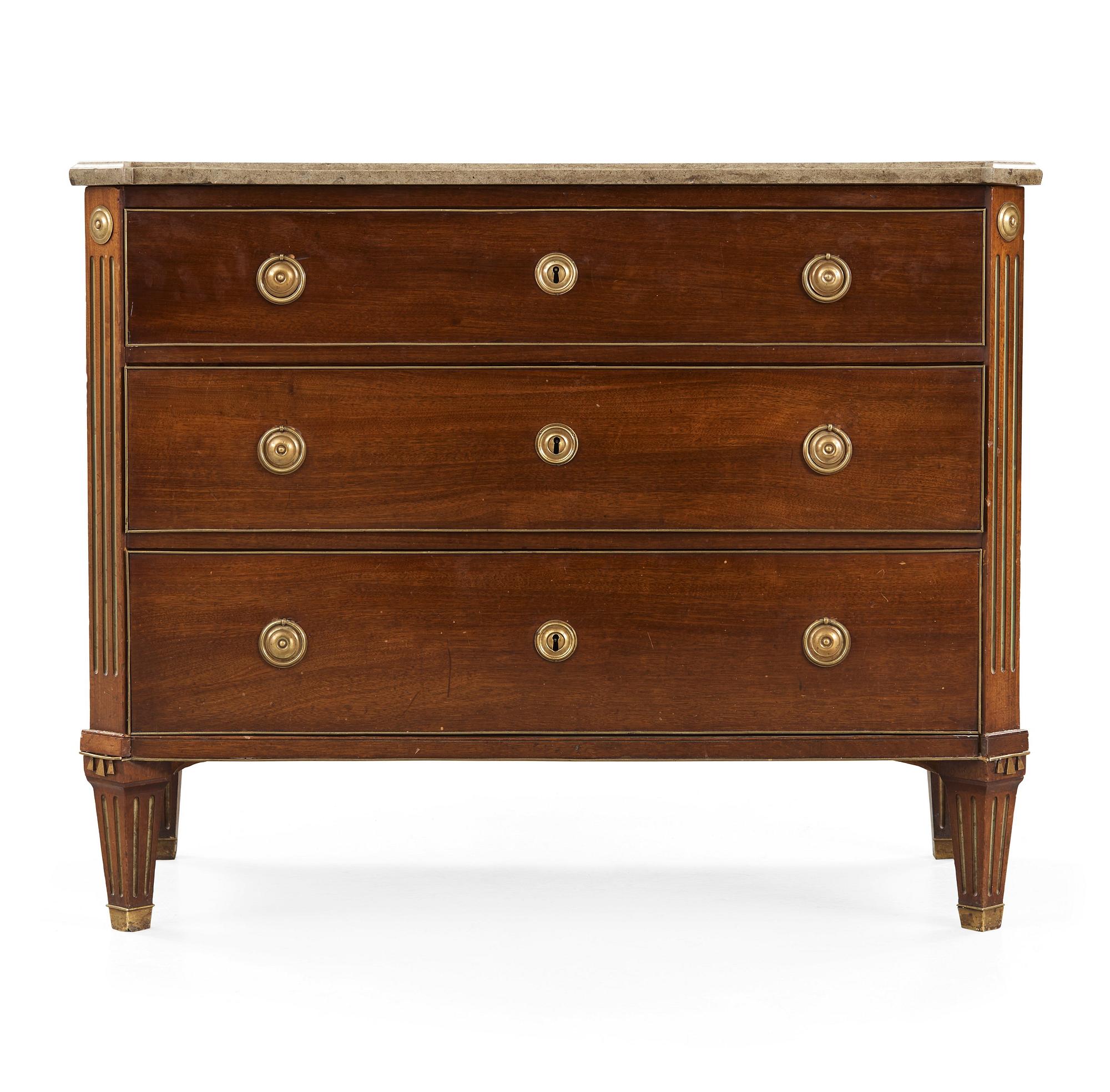 A late Gustavian 18th Century commode.