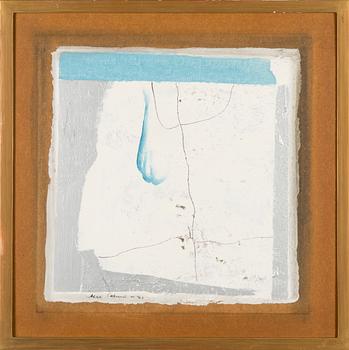 Max Salmi, olja på pannå, signerad och daterad -71.