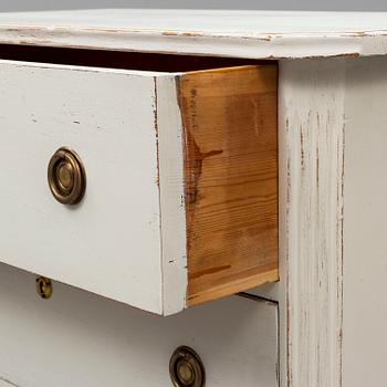 a gustavian style chest of drawers from the first half of the 20th century.