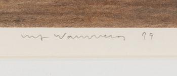 Ulf Wahlberg, färglitografi, 1999, signerad 177/230.