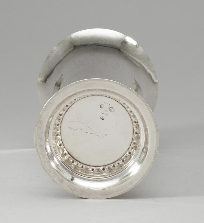 VAS, sterling silver, Georg Jensen, Köpenhamn 1919, design nr 115.