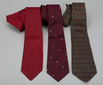 SOLMIOITA, 3 kpl, silkkiä, Guy Laroche, YSL, Celine.