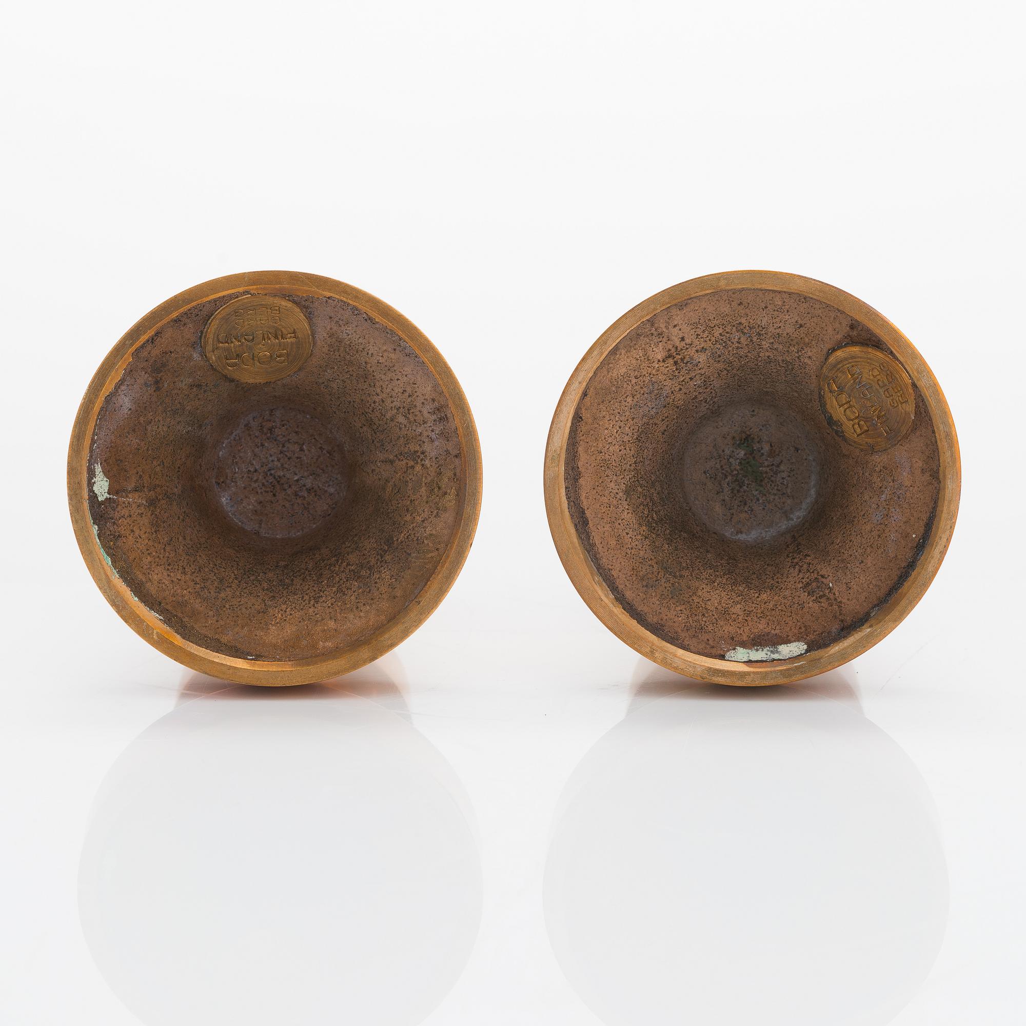 Bertel Gardberg, A pair of candlesticks for Boda Finland.