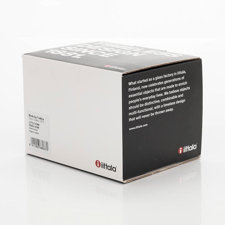 Oiva Toikka, A glass bird, 'Little Kiwi', signed O. Toikka Iittala.