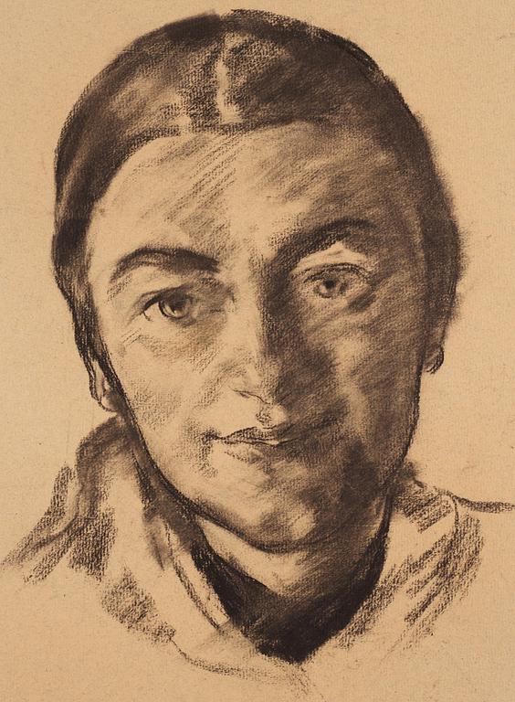 Lotte Laserstein, Porträtt av Meta Holmboe.