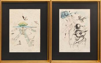 Salvador Dalí, 10, signed, numbered 38/50.