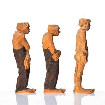 Axel Petersson Döderhultarn, "Beväringsmönstring" (The Enrollment Act), 6 pieces.