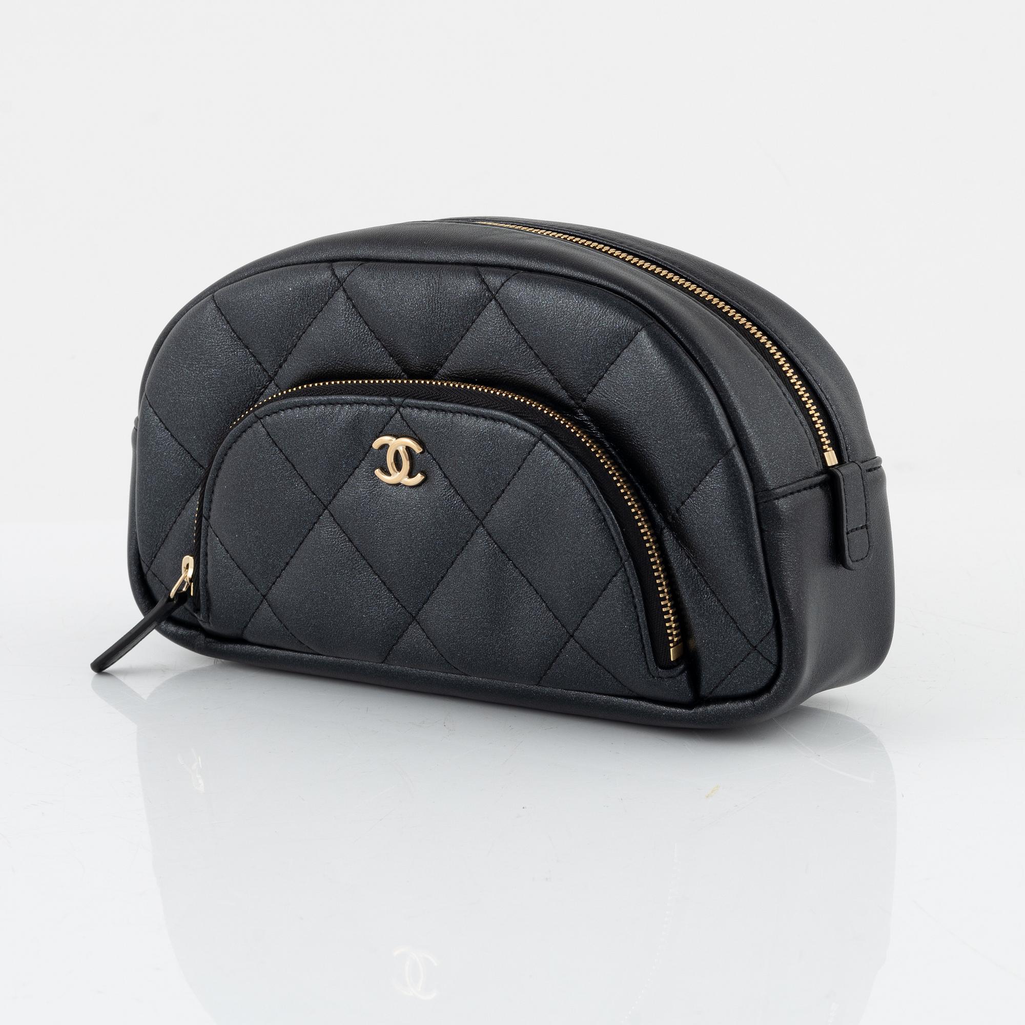 Chanel toiletry bag on sale