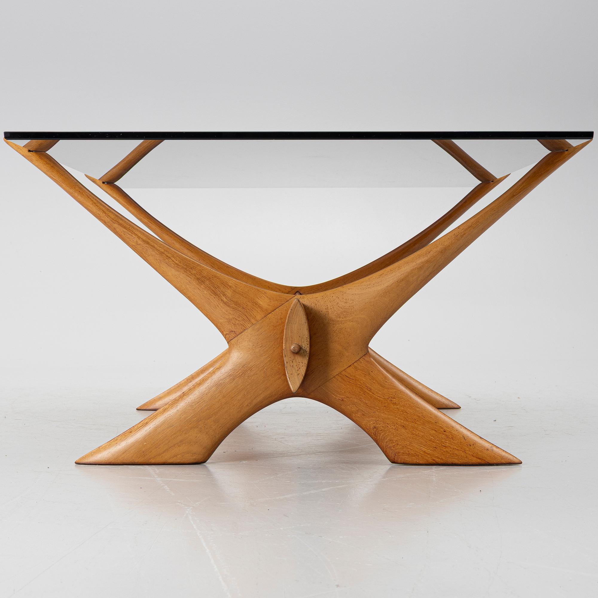 Fredrik Schriever-Abeln, coffee table, 'No. 9', Örebro Glasindustri, 1960s.