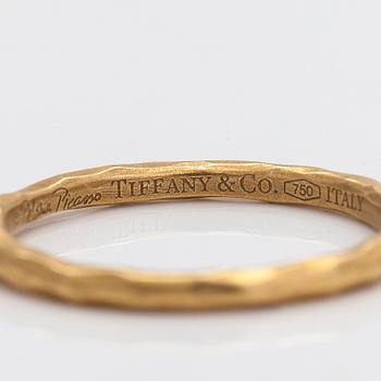 Tiffany & Co, Paloma Picasso, ring, "Hammered Ring", 18K guld.