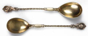 PARTI BESTICK, 31 delar, silver, mestadels Danmark, 1900-tal.