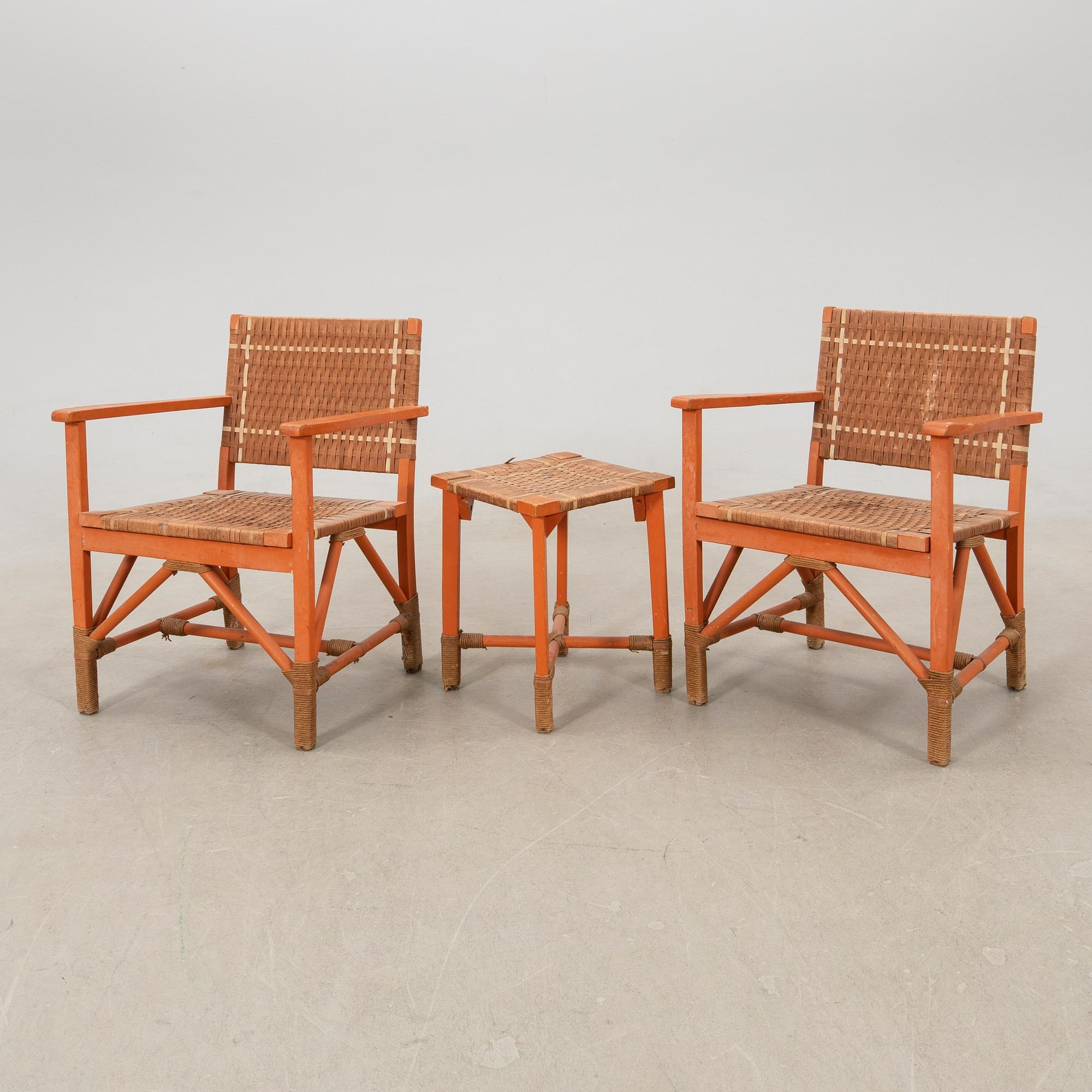 Garden furniture 4 pcs 1940s.