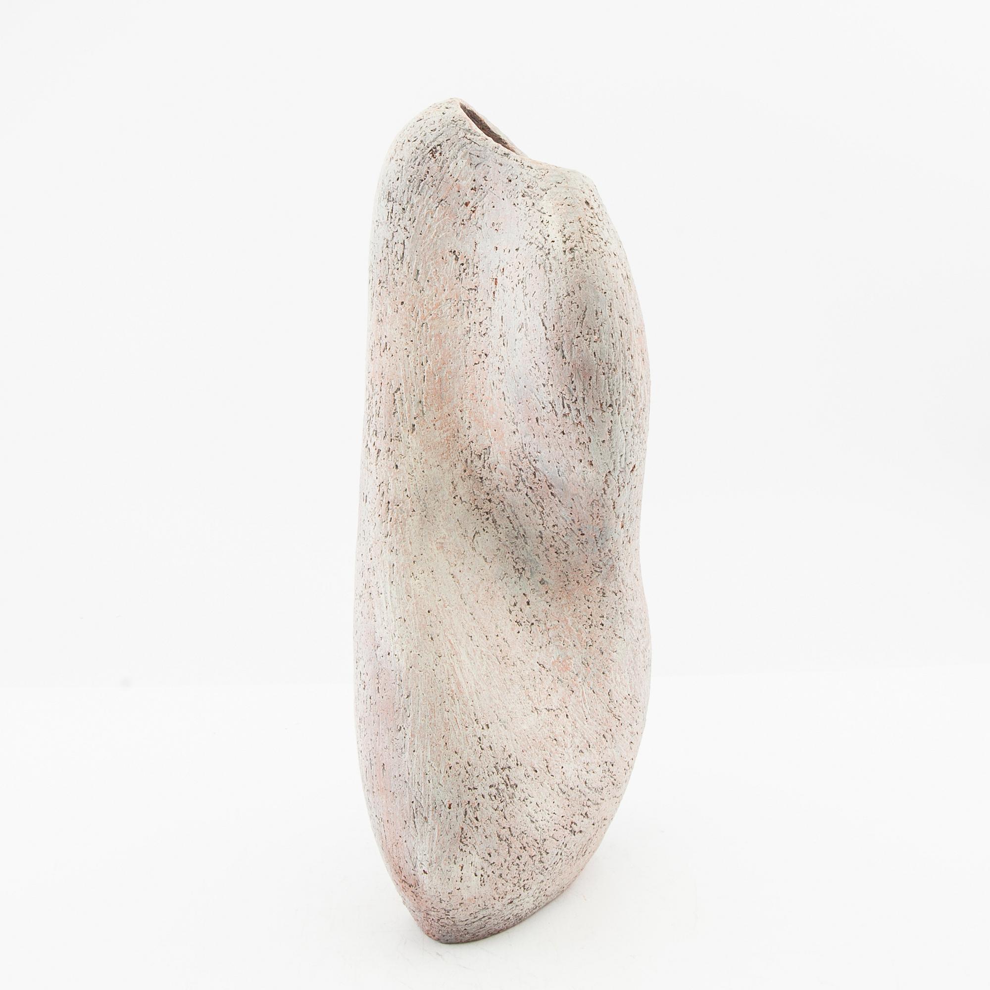 Karin Lindblom vas/skulptur signerad stengods.