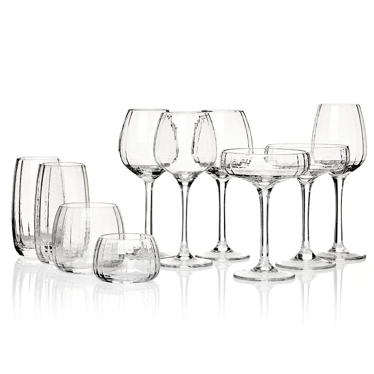 Claesson Koivisto Rune, "Wireframe", glasservis, 10 delar, prototyper, Sarasa, Japan, 2007.