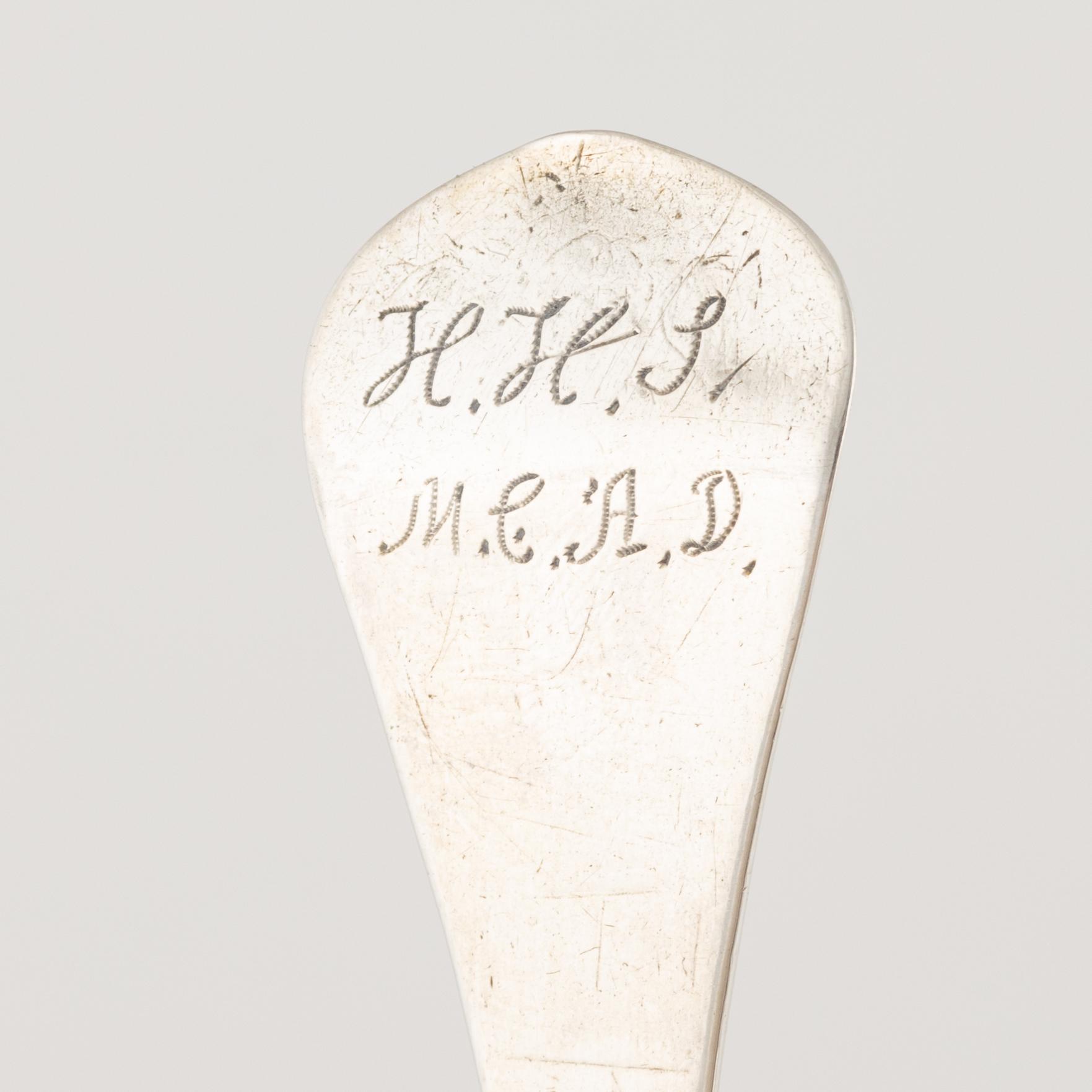 A Swedish Silver Rat-Tail Spoon, mark of Magnus Myrman, Norrköping before 1735.