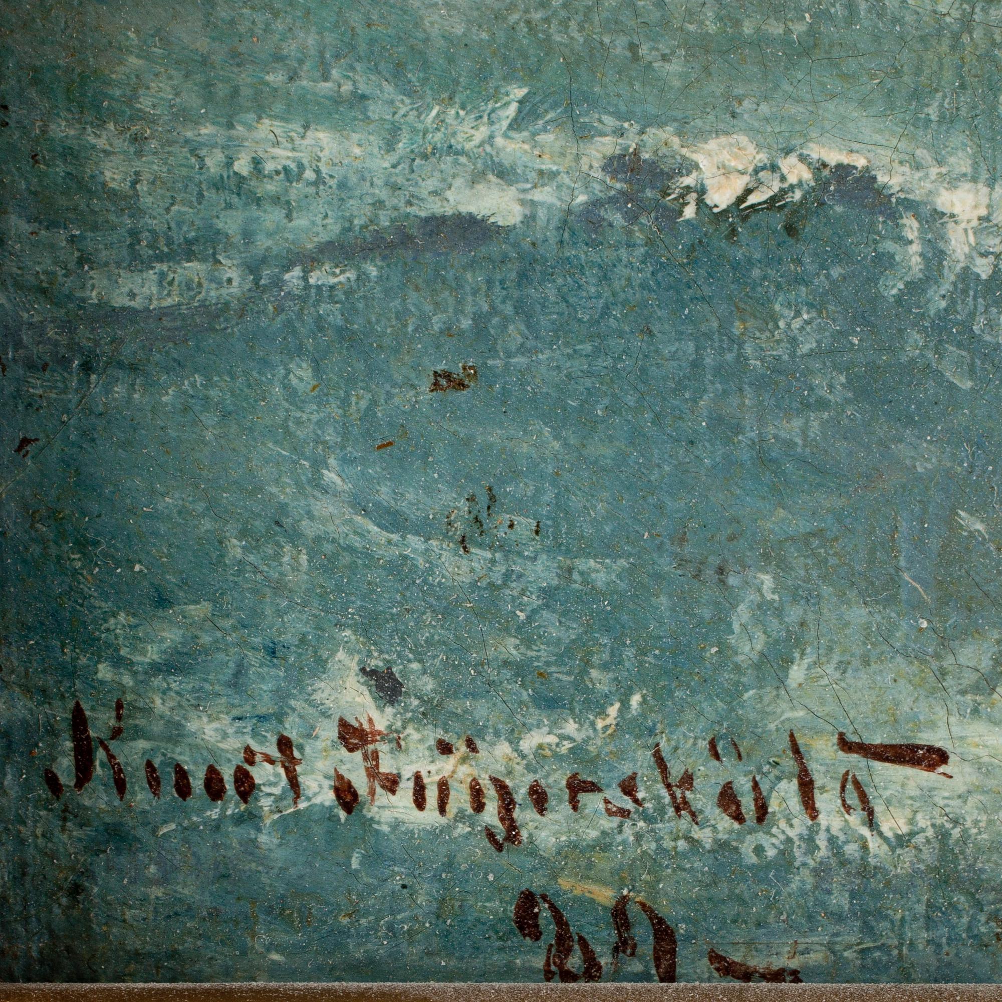 KNUT FÄGERSKÖLD, olja på duk, signerad och daterad -89.