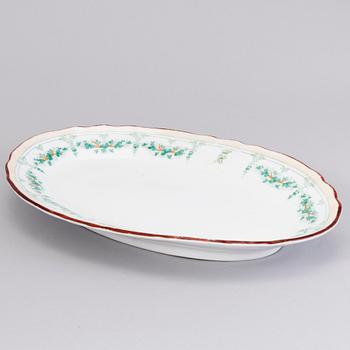 A Russian porcelain platter by Kornilov Brothers, 1861 - 1884.