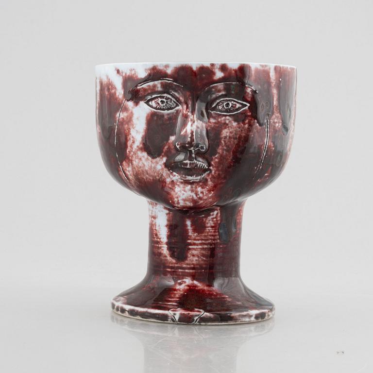 Lisa Larson, vas, stengods, troligen prototyp, Gustavsberg.