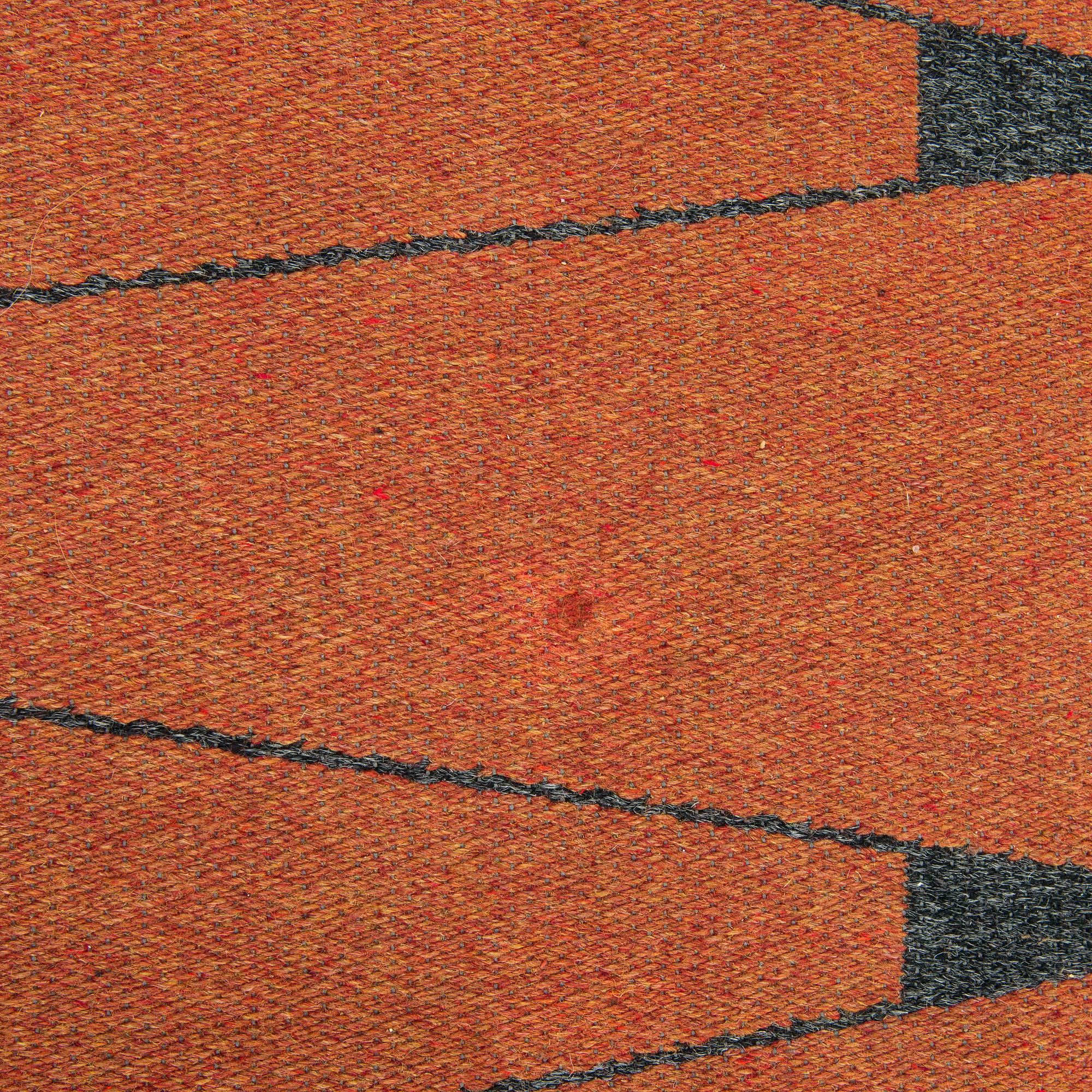 Aappo Härkönen, hårgarnsmatta, Mattokutomo, Finland, 1950/60-tal, Ca 295x186 cm.