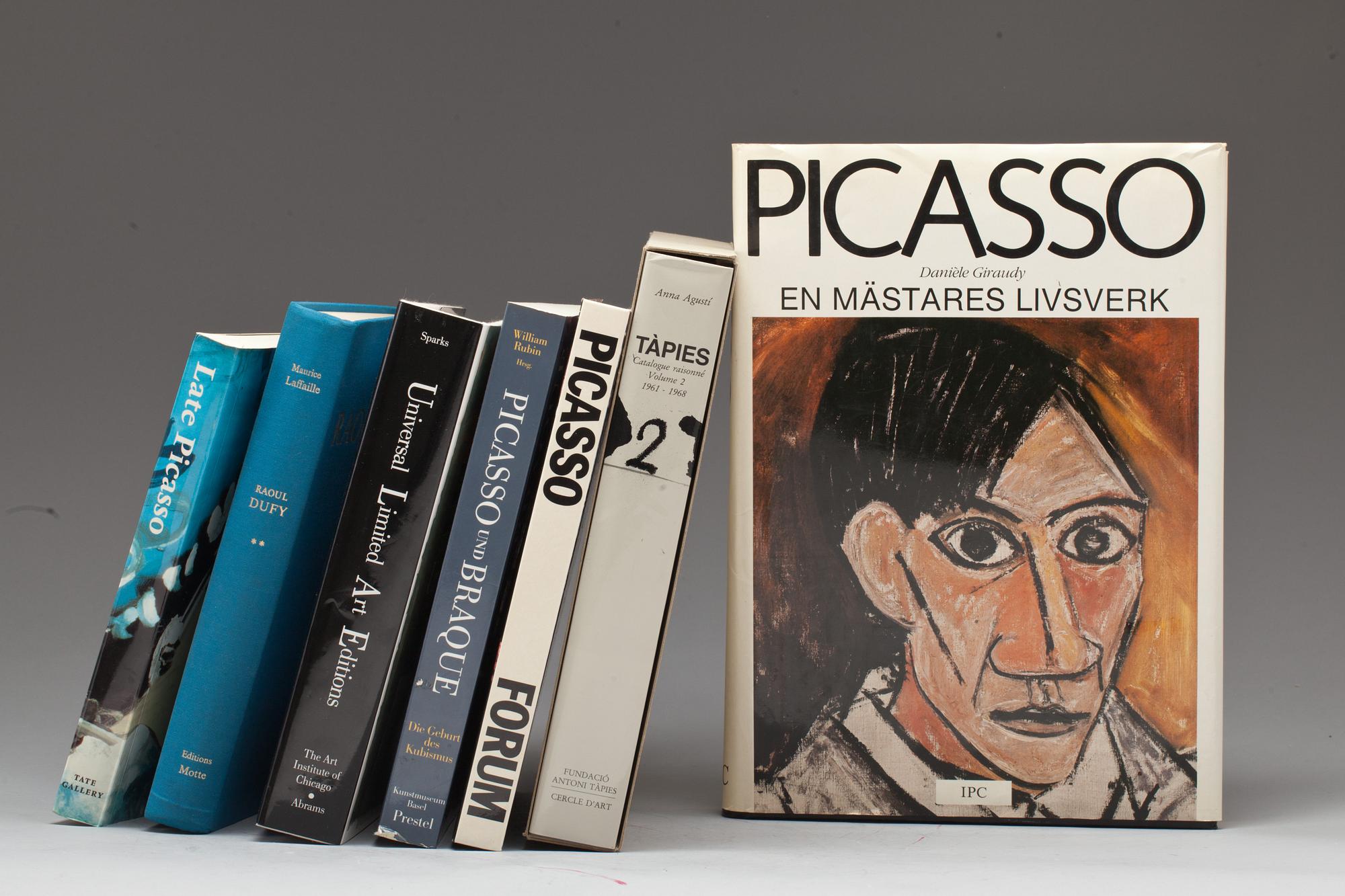 PARTI KONSTBÖCKER, 7 st, 1900-tal.