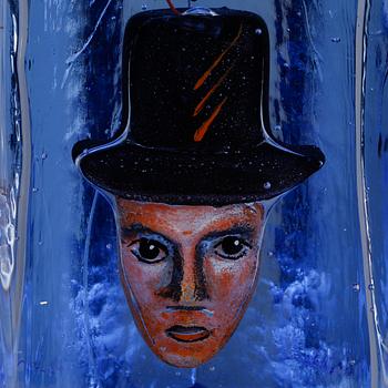 BERTIL VALLIEN, glasskulptur, Kosta Boda Atelier, sign o numrerad 009024/500.