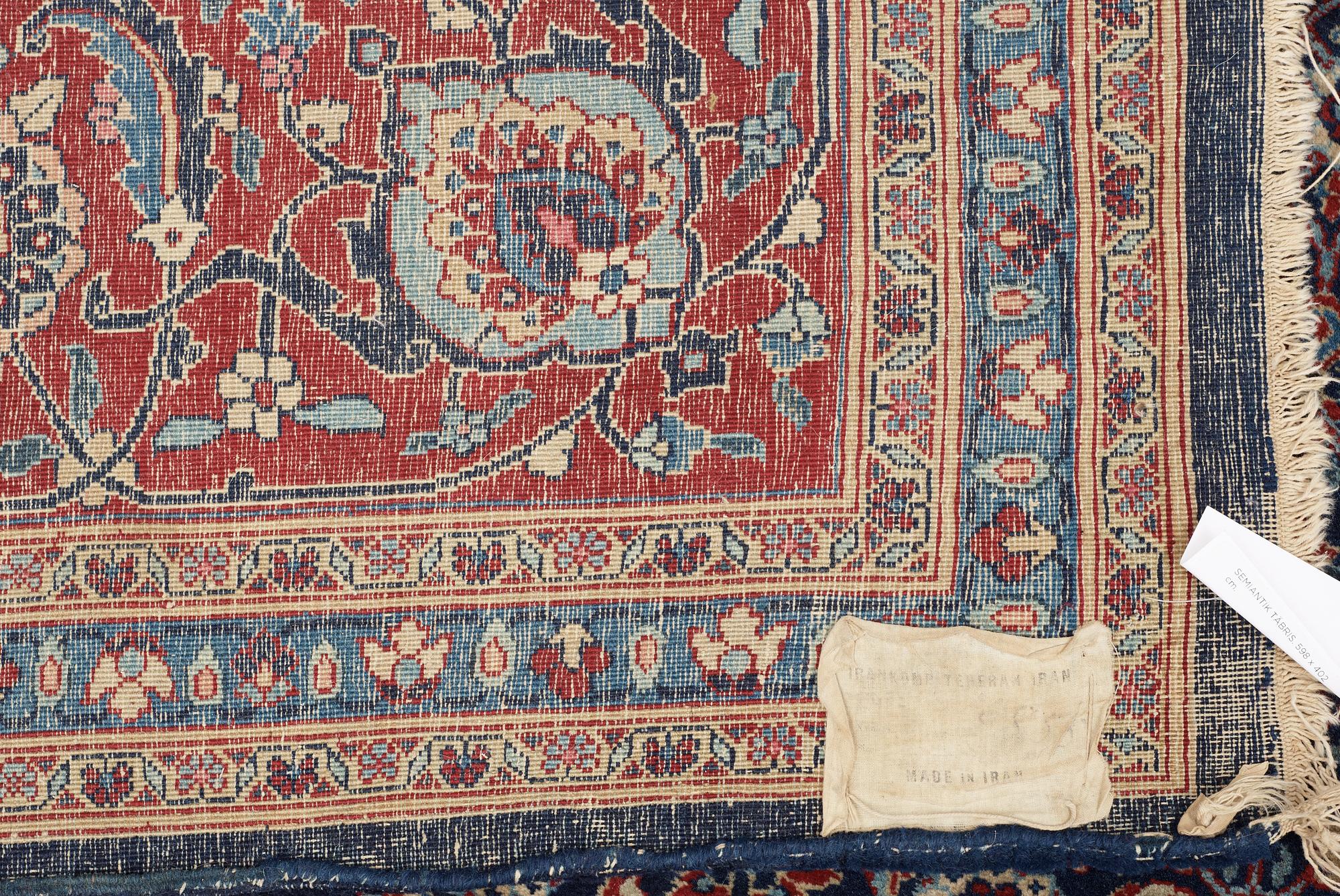 SEMI-ANTIQUE TABRIZ.